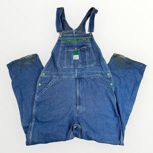 Vintage Liberty Bib Denim Carpenter Overalls Mens Blue Medium Wash Casual Bibs